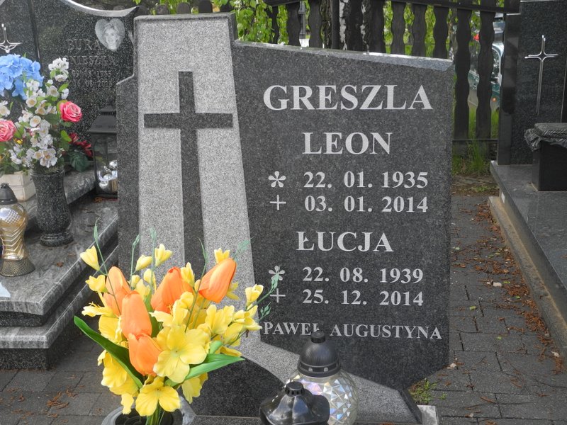 Łucja Greszla 1939 Rybnik Niedobczyce - Grobonet - Wyszukiwarka osób pochowanych