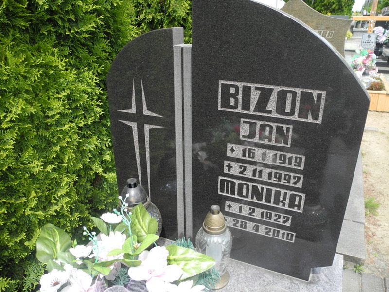 Monika Bizon 1927 Rybnik Niedobczyce - Grobonet - Wyszukiwarka osób pochowanych