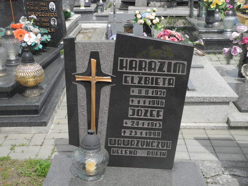 Józef Harazim 1913 Rybnik Niedobczyce - Grobonet - Wyszukiwarka osób pochowanych