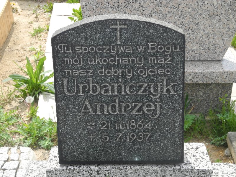 Andrzej Urbańczyk 1894 Rybnik Niedobczyce - Grobonet - Wyszukiwarka osób pochowanych