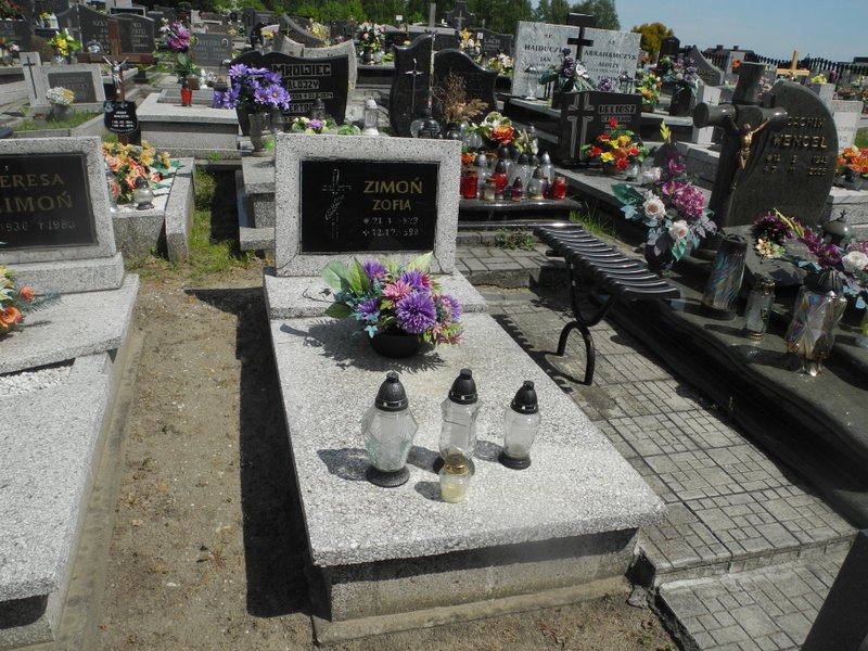Grób Zofia Zimoń