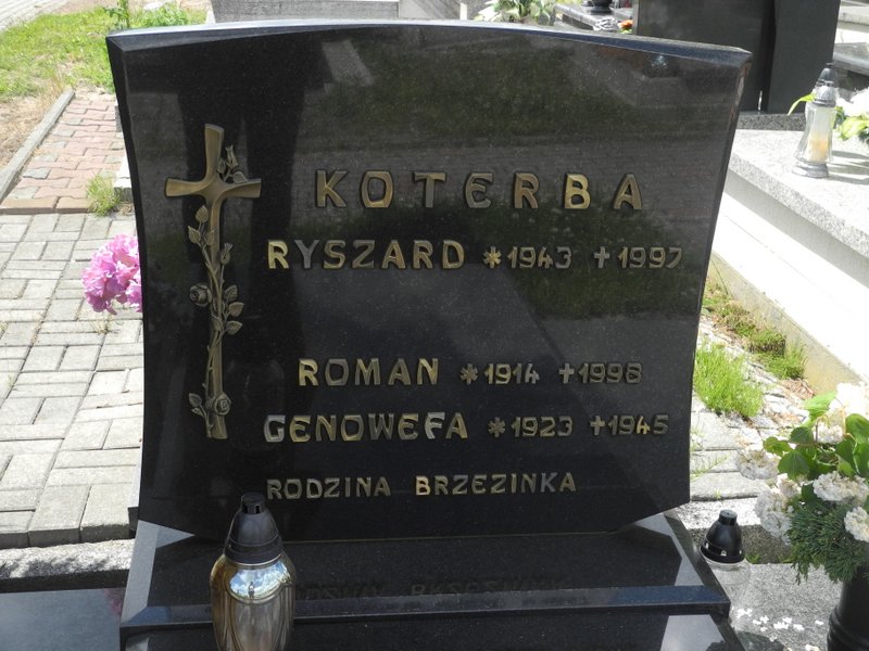 Ryszard Koterba 1943 Rybnik Niedobczyce - Grobonet - Wyszukiwarka osób pochowanych