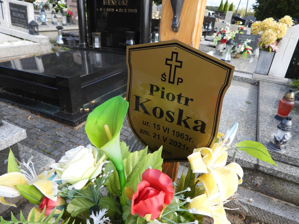 Piotr Koska 1963 Rybnik Niedobczyce - Grobonet - Wyszukiwarka osób pochowanych