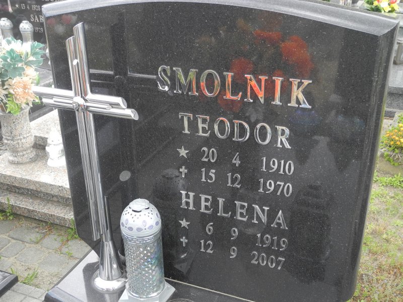 Teodor Smolnik 1910 Rybnik Niedobczyce - Grobonet - Wyszukiwarka osób pochowanych
