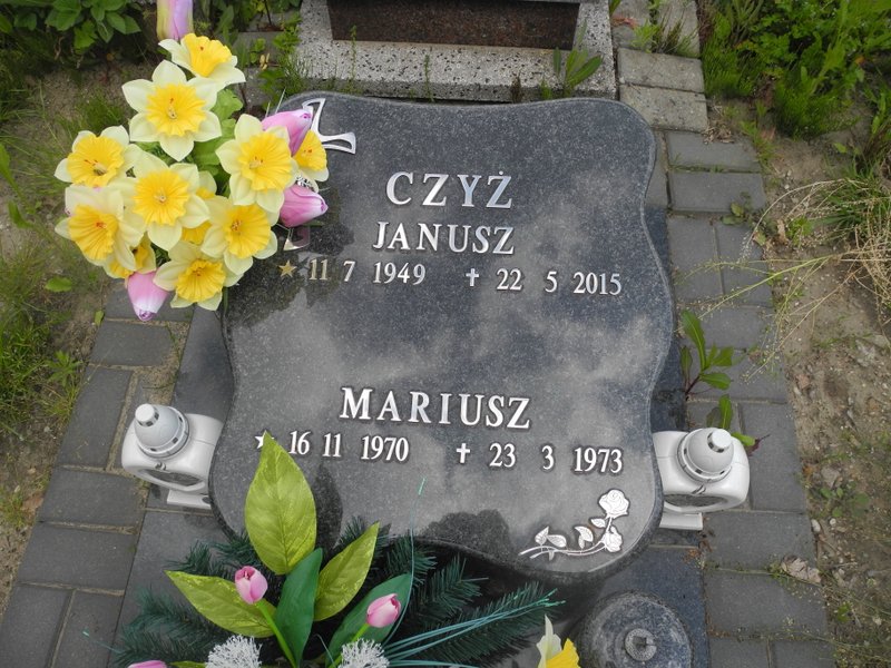 Janusz Czyż 1949 Rybnik Niedobczyce - Grobonet - Wyszukiwarka osób pochowanych