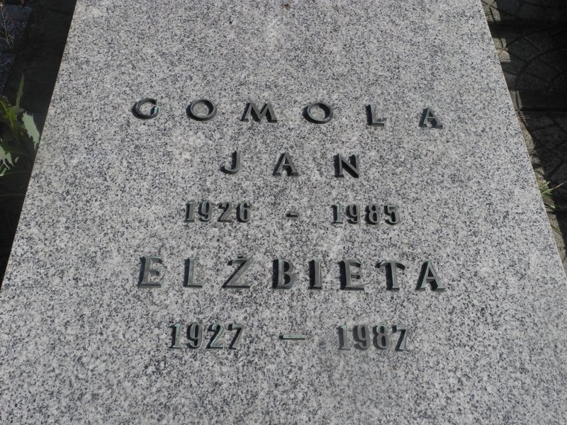 Elżbieta Gomola 1927 Rybnik Niedobczyce - Grobonet - Wyszukiwarka osób pochowanych