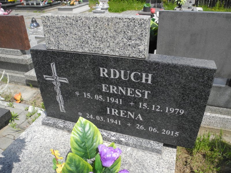 Ernest Rduch 1941 Rybnik Niedobczyce - Grobonet - Wyszukiwarka osób pochowanych