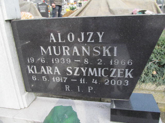 Alojzy Murański 1939 Rybnik Niedobczyce - Grobonet - Wyszukiwarka osób pochowanych