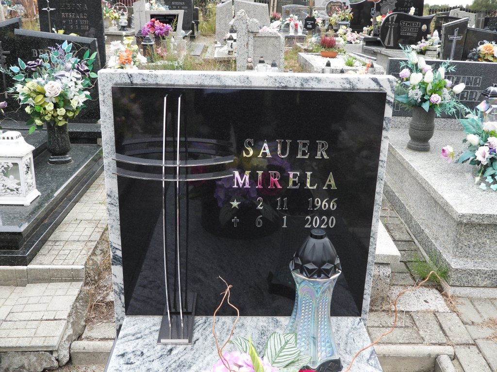 Mirela Sauer 1966 Rybnik Niedobczyce - Grobonet - Wyszukiwarka osób pochowanych