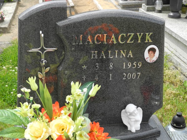 Halina Maciączyk 1959 Rybnik Niedobczyce - Grobonet - Wyszukiwarka osób pochowanych