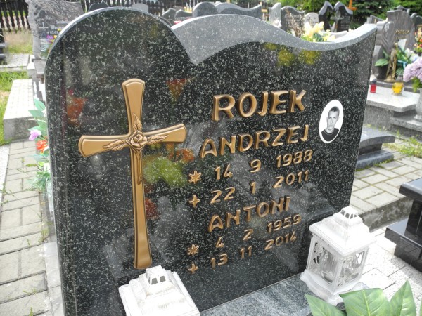 Andrzej Rojek 1988 Rybnik Niedobczyce - Grobonet - Wyszukiwarka osób pochowanych