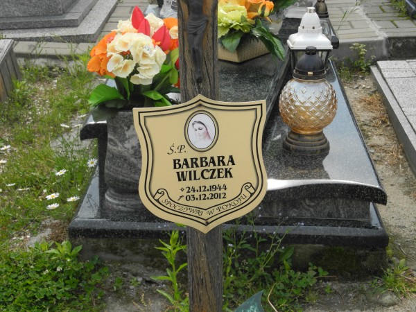 Barbara Wilczek 1944 Rybnik Niedobczyce - Grobonet - Wyszukiwarka osób pochowanych
