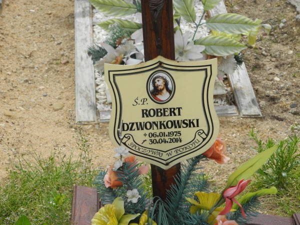 Robert Dzwonkowski 1975 Rybnik Niedobczyce - Grobonet - Wyszukiwarka osób pochowanych